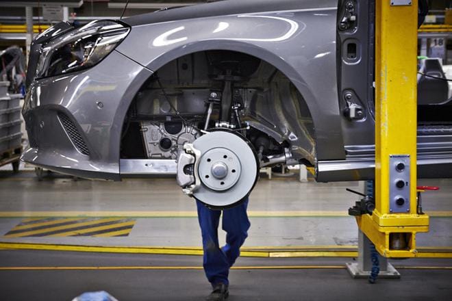 Kahvitauko-onnettomuus sattui Valmet Automotiven Telakanmäen ulkoisella varastolla Uudessakaupungissa. KUVA: Ari-Matti Ruuska