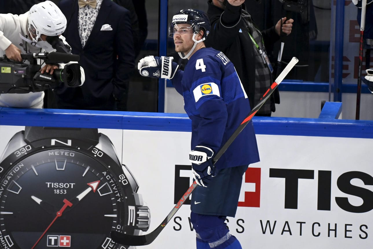 Mikko Lehtonen on kerännyt kolmessa ensimmäisessä MM-ottelussa tehot 1+3.