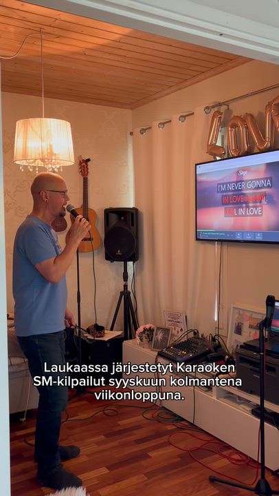 Hannu Tissari toi karaoken SM-voiton Ylihärmään