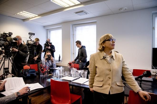 Julkisen sanan neuvoston puheenjohtaja Elina Grundström korostaa, että poliittiset perusteet eivät ohjaa JSN:n päätöksentekoa. KUVA: JOEL MAISALMI
