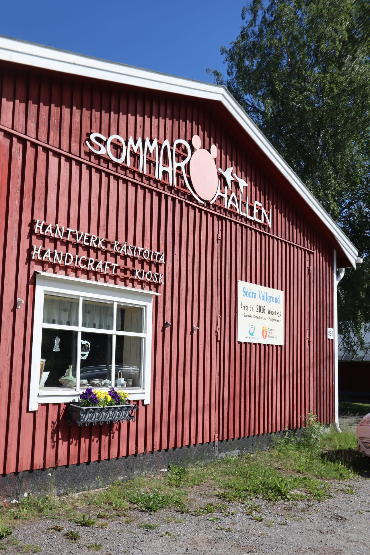 Sommaröhallen on yksi maailmanperintörannikon useista kulttuurikohteista.