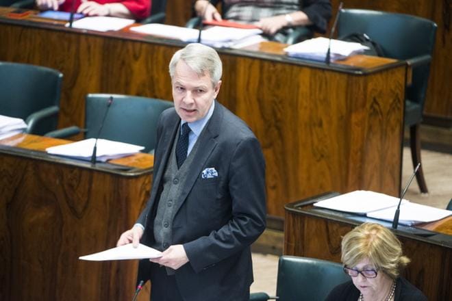 Kansanedustaja Pekka Haavisto (vihr.). Kuva: Pekka Lassila/Arkisto