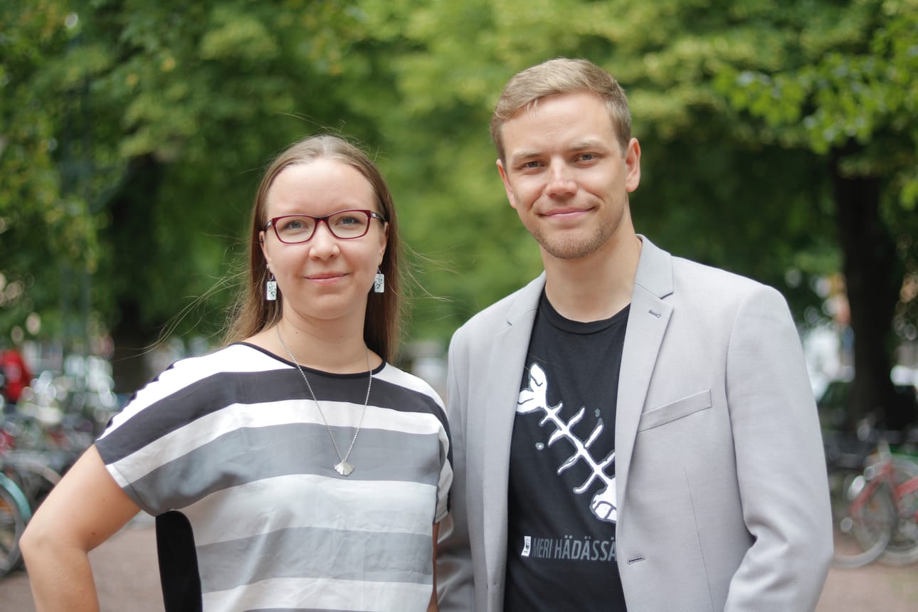 Vihreiden nuorten puheenjohtajat Saara Ilvessalo ja Jaakko Mustakallio haluavat järjestäytyneen rasismin rikoslakiin.