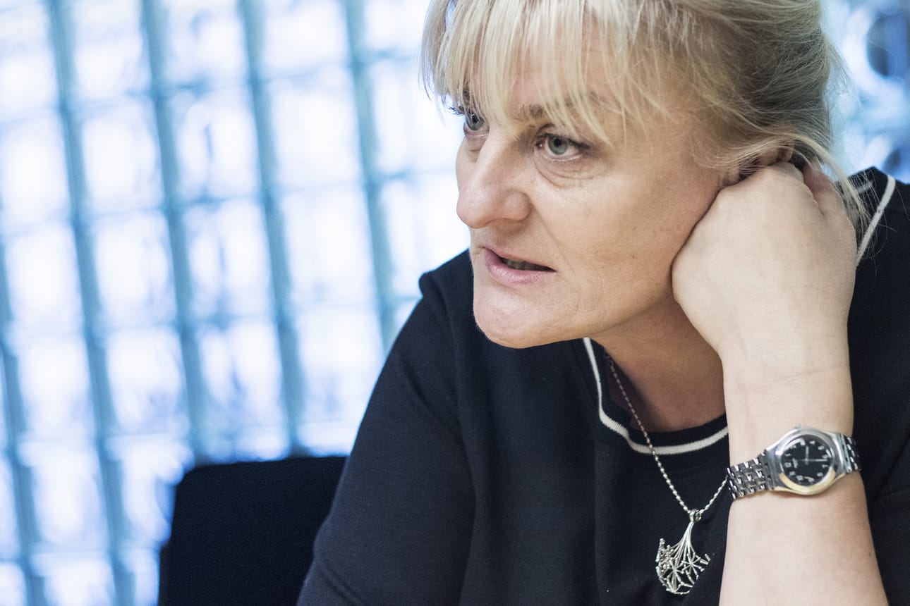 Sosiaali- ja terveysministeri Pirkko Mattila.