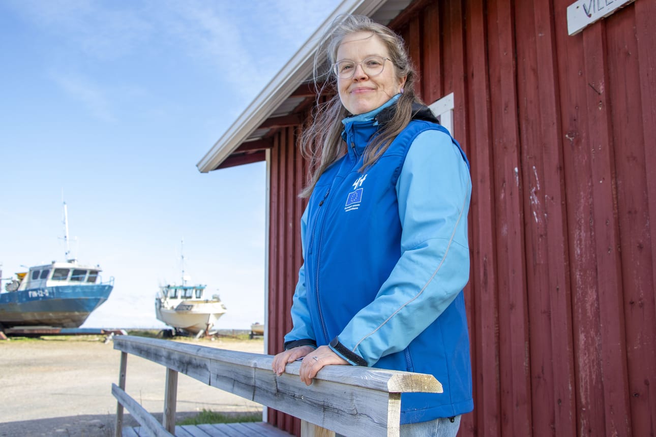Hailuodon 4H-yhdistyksen toiminnanjohtaja Mirja Säkkinen toivoo nuorten hoksaavan, että kalastuksesta voi tehdä ammatin.