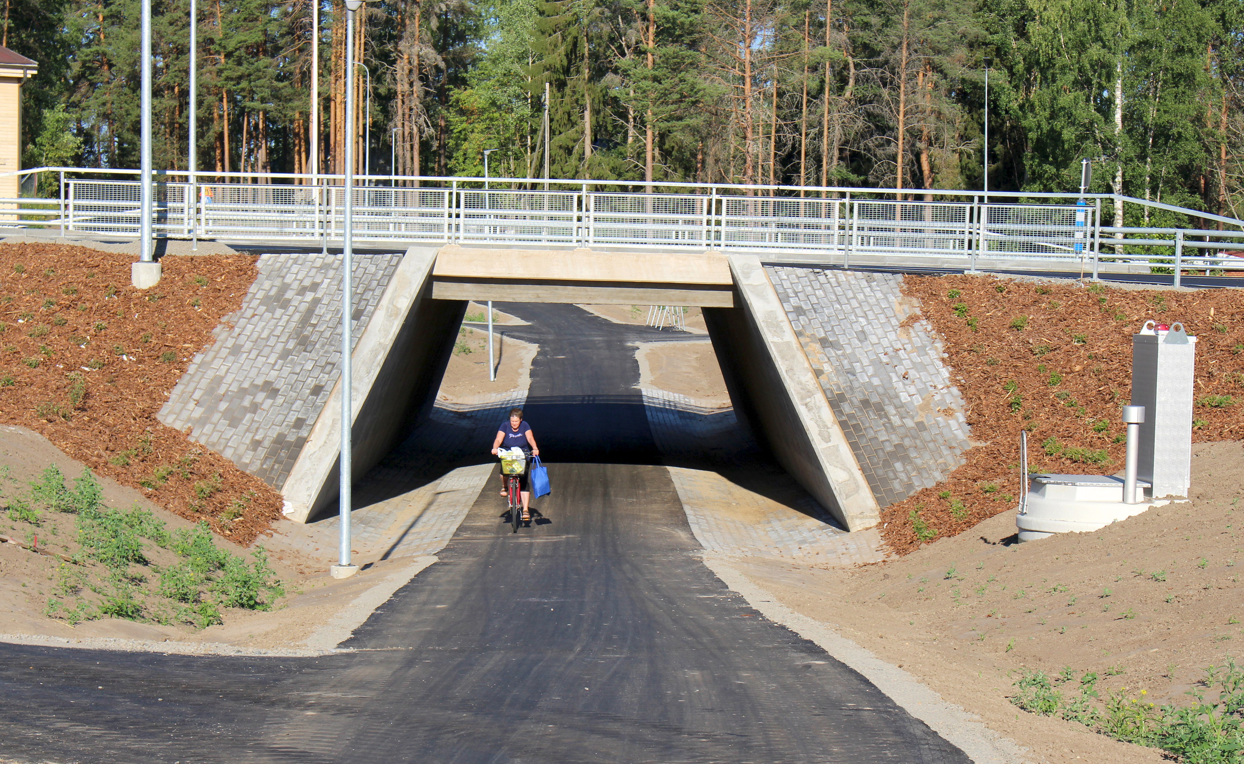 Nelostien alikulku siirtyi Kylmäsen kypeelta Raikkaan risteyksen kohdalle.