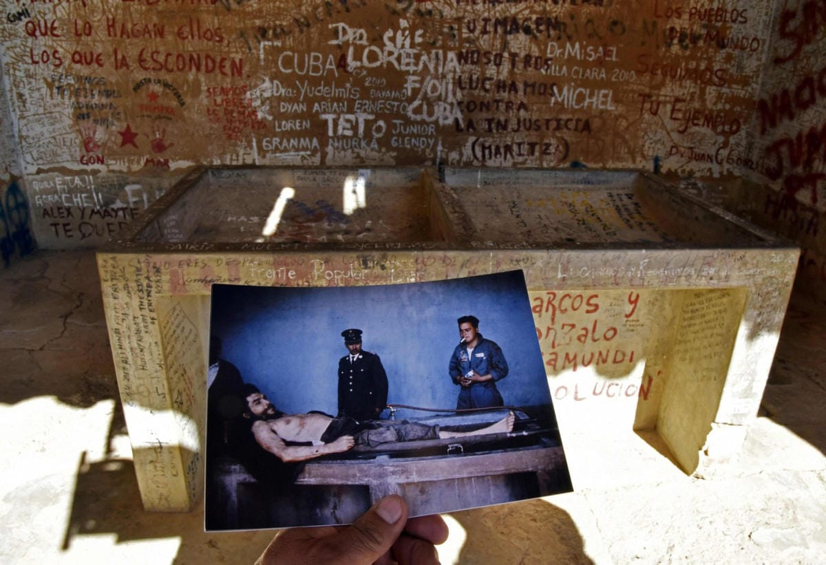 Mario Teran Salazarin kerrotaan ampuneen Ernesto "Che" Guevaran vuoden 1967 lokakuussa Boliviassa Santa Cruzin provinssissa. LEHTIKUVA / AFP