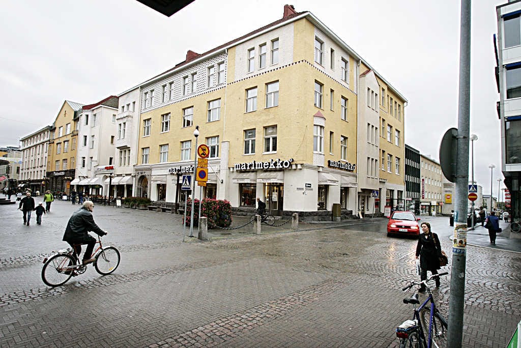 Ydinkeskustan Pallas-kortteli on mukana uusissa suunnitelmissa.