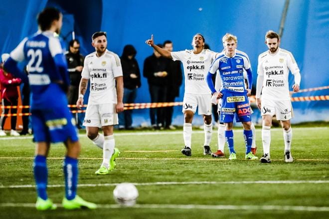 SJK kaatoi Kemissä RoPS:n ja eteni Suomen cupin puolivälieriin. KUVA: ANSSI JOKIRANTA