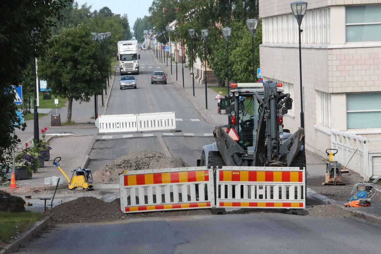 Katkoksen jälkeen on luvassa töyssy. Raahen liikenneturvallisuutta parannetaan.