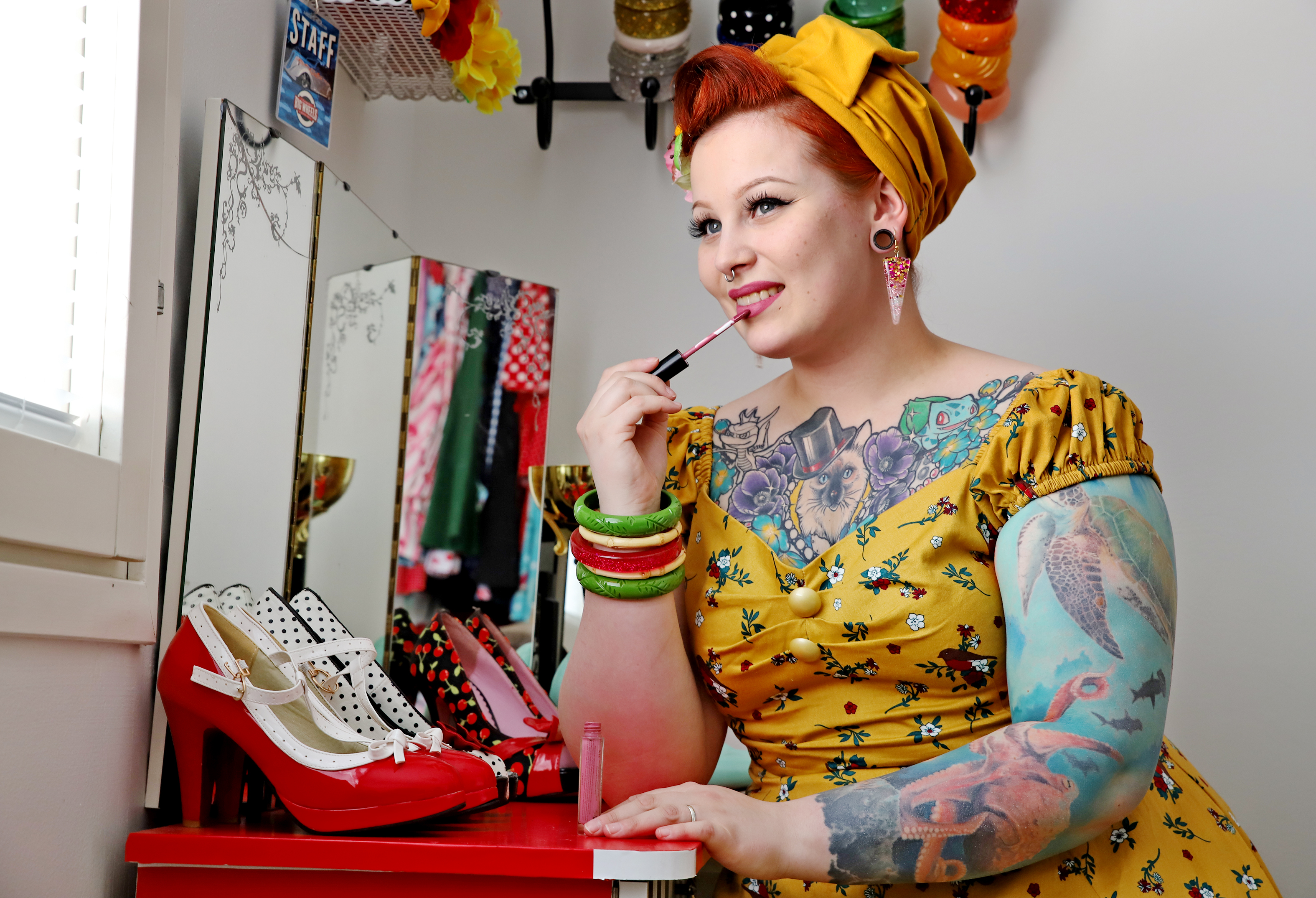 Vilma Kinnunen innostui rockabilly-kulttuurista.