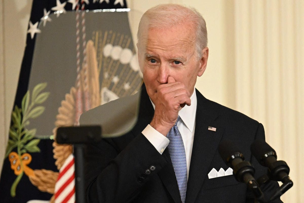 Yhdysvallat vastustaa sitä, että Kiina yrittäisi valloittaa Taiwanin saaren sotilaallisesti. Kuvassa presidentti Joe Biden. LEHTIKUVA/AFP