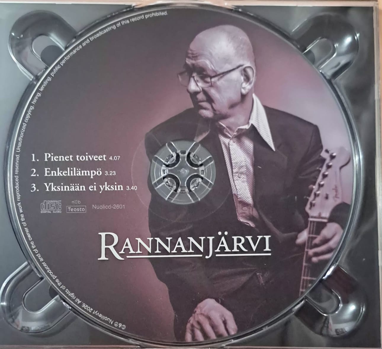 Jari Rannanjärvi on aloittanut musiikin tekemisen 16-vuotiaana. Uusin julkaistu levy on Rannanjärven viides levy.