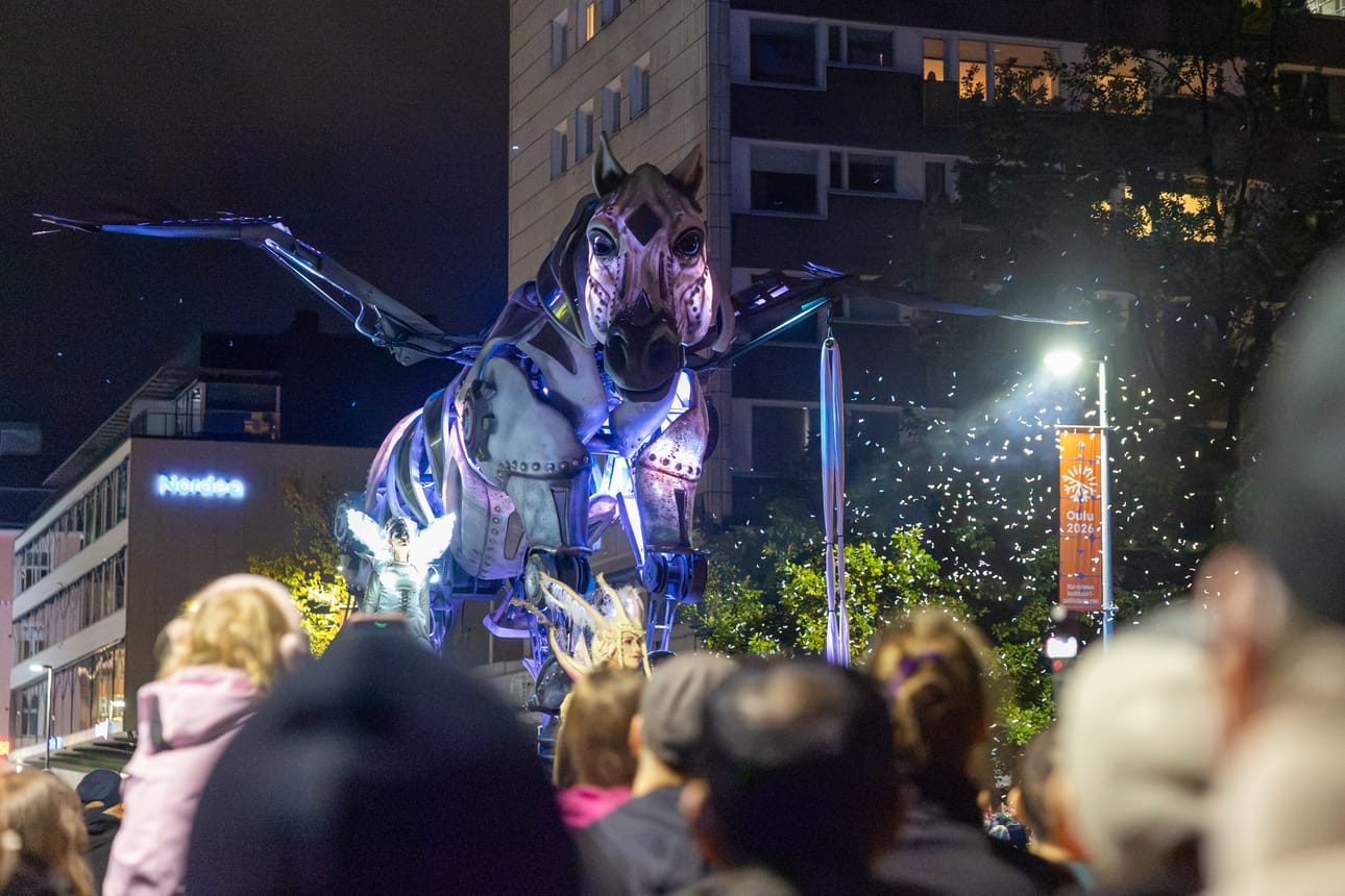 Pegasus-teos nähtiin perjantaina Suomessa ja Pohjoismaissa ensimmäistä kertaa.