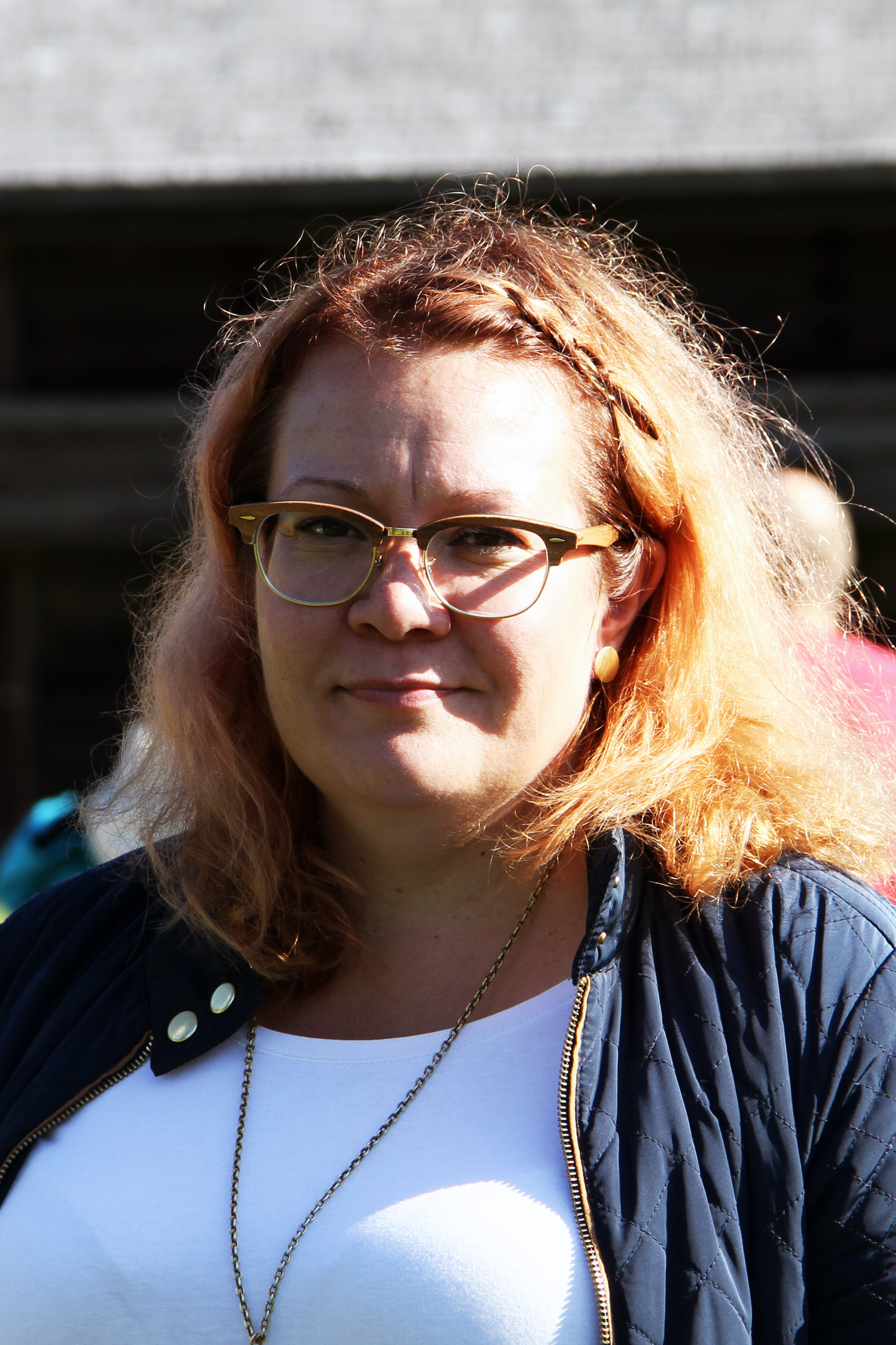 Elina Huurre oli tyytyväinen päivän kävijämäärään.
