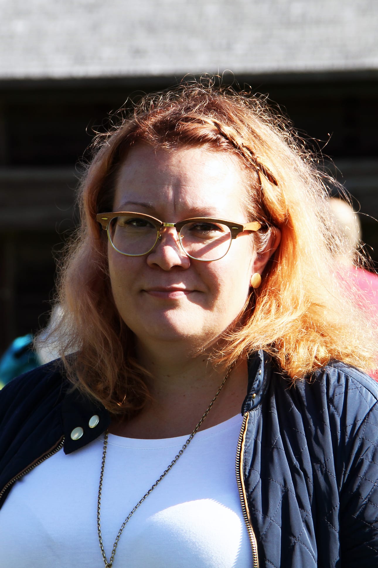 Elina Huurre oli tyytyväinen päivän kävijämäärään.
