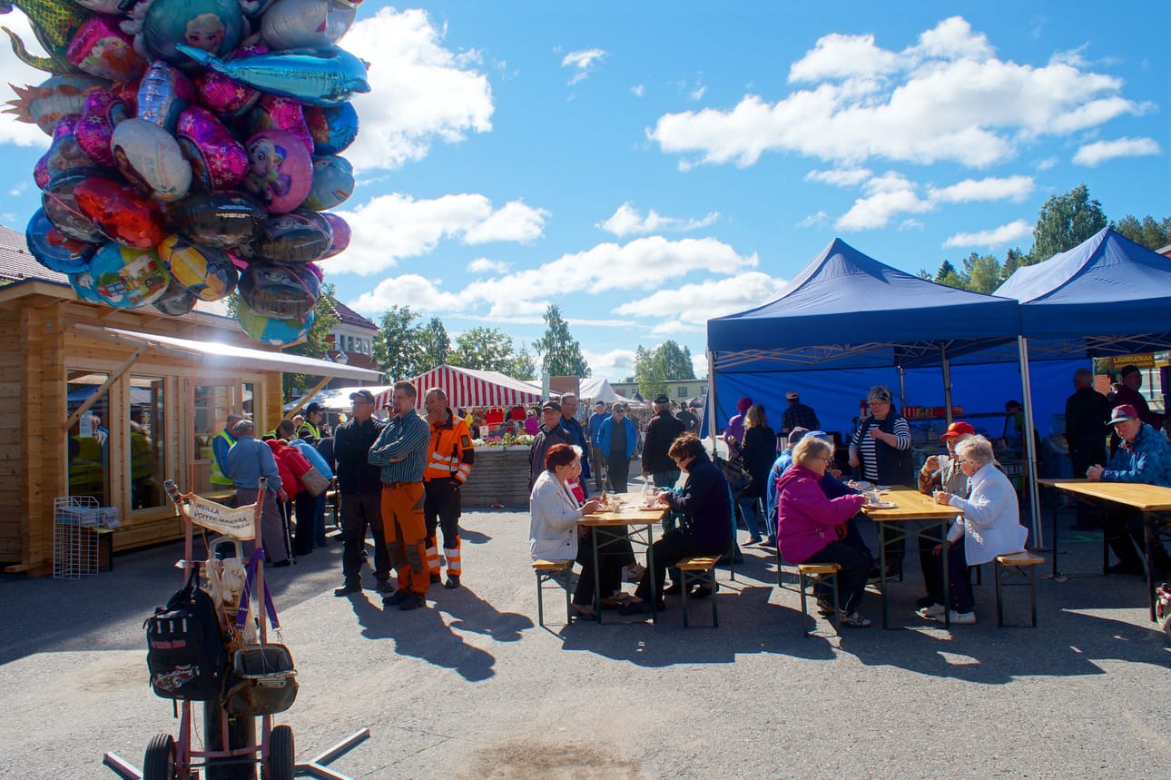 Pudasjärven markkinat, perjantai 7.7.2017.
