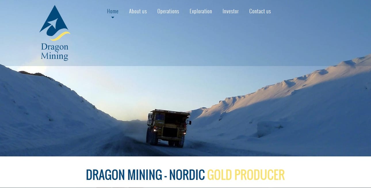Dragon mining on valittanut Kuusamon kaavapäätöksestä. Kuva Dragon mining Nordicin nettisivusta.
