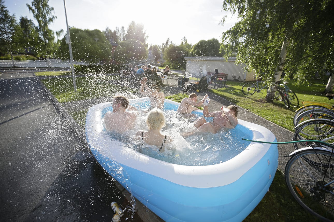 Oulu pitää hallussaan tämän kesän hellepäivien ennätystä.