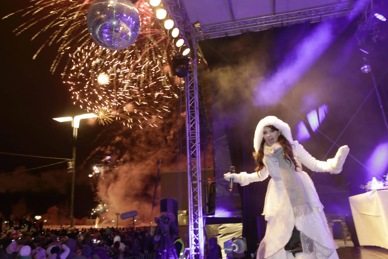 Oulun kaupunki järjesti Saara Aallon menestyksen kunniaksi torijuhlan joulukuun lopussa.