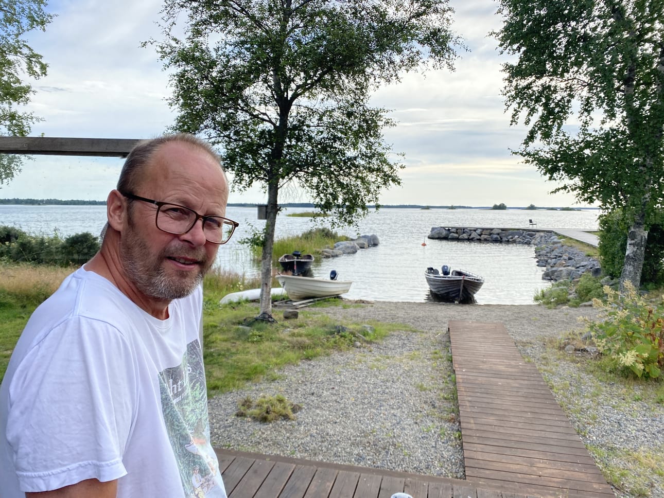 Jukka Viita-aho on pitänyt kokous- ja juhlatila Villa Meribjörkötä 11 vuotta.