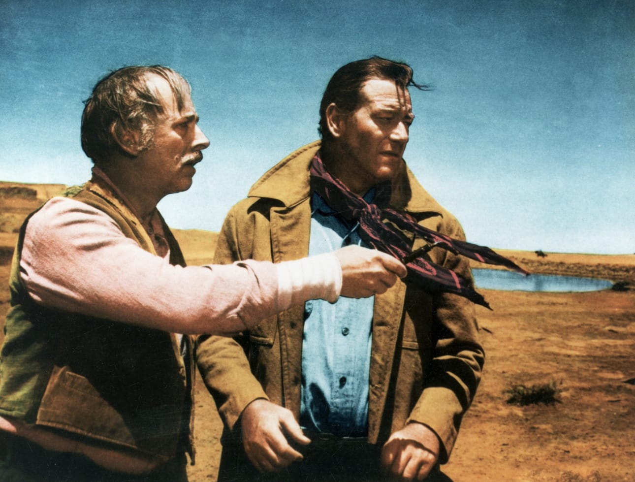 John Qualen ja John Wayne ovat mukana lännenelokuvan klassikossa. Kuva: MTV Pressi