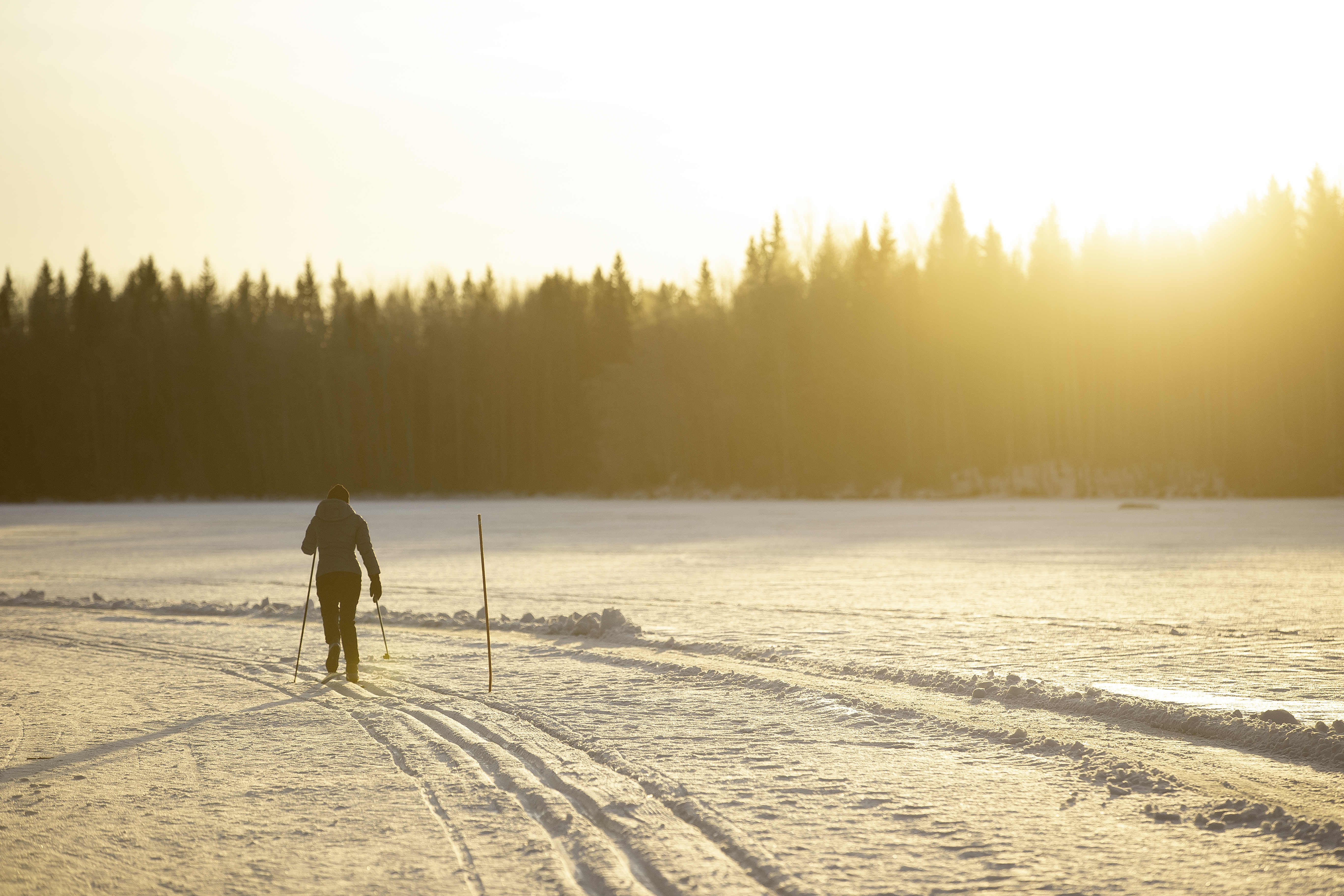 Tammikuu jakautui lauhaan etelään ja talviseen Lappiin