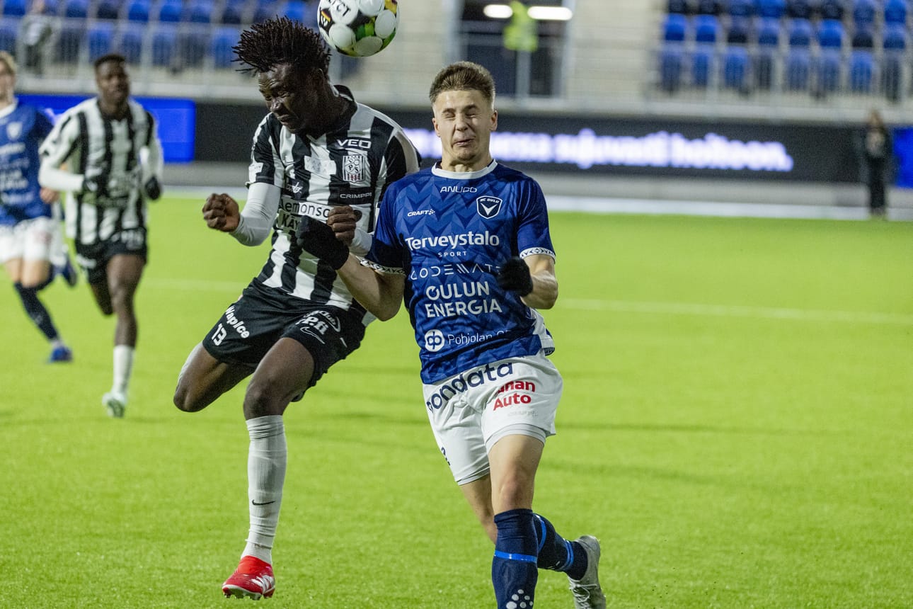 VPS:n Oluwaseyi Ogunniyi oli hyvällä pelipäällä järjestäen pari hyvää maalipaikkaa.