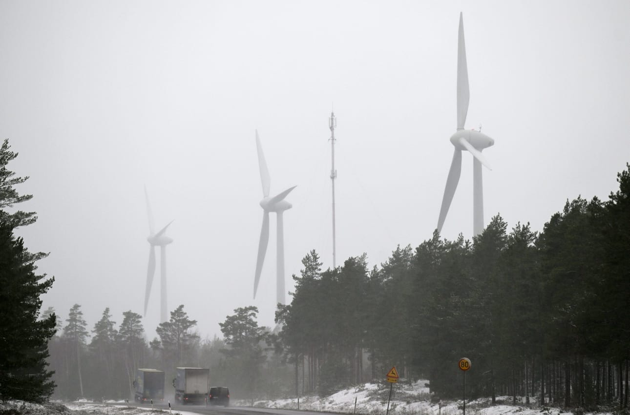 Pörssisähkö on keskiviikkoaamuna kallista. LEHTIKUVA / Vesa Moilanen