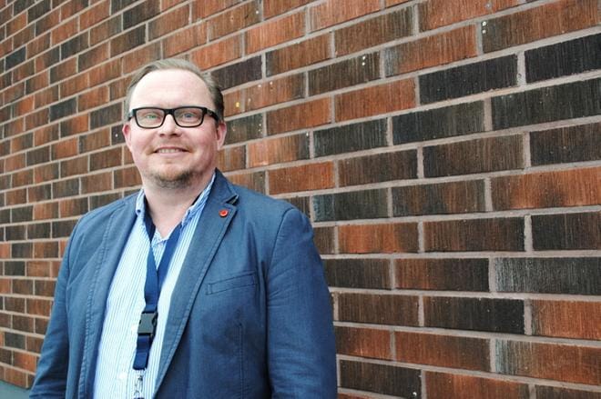 Markus Sulkava sai heti kärkeen hoidettavakseen isoja projekteja kuten esimerkiksi Otson koulun väistötilojen kunnostuksen. KUVA:EEVA-LIISA KULJU