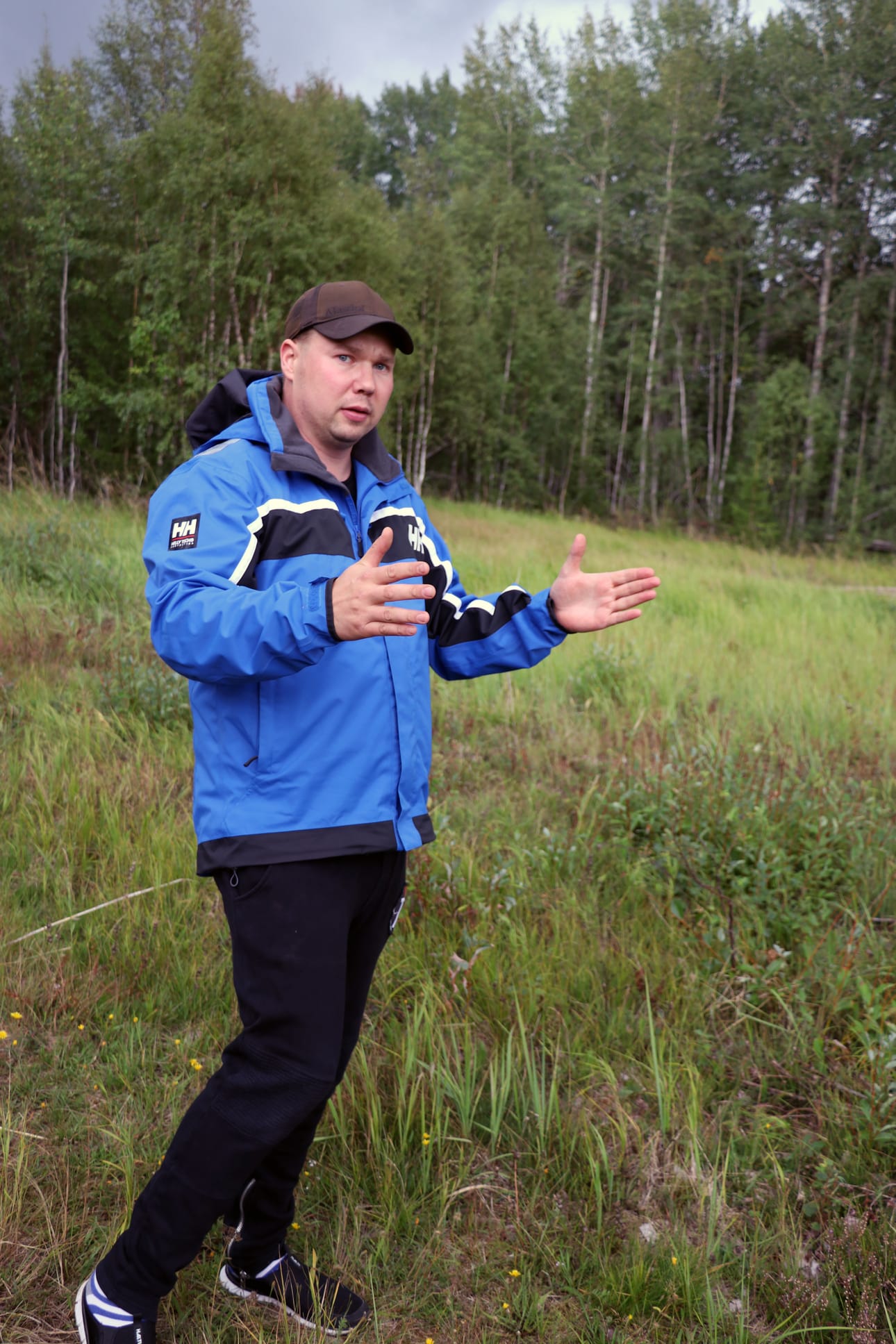 Jani-Pekka Sirviö on elvyttämässä entistä motocross-rataa uudelleen käyttöön.
