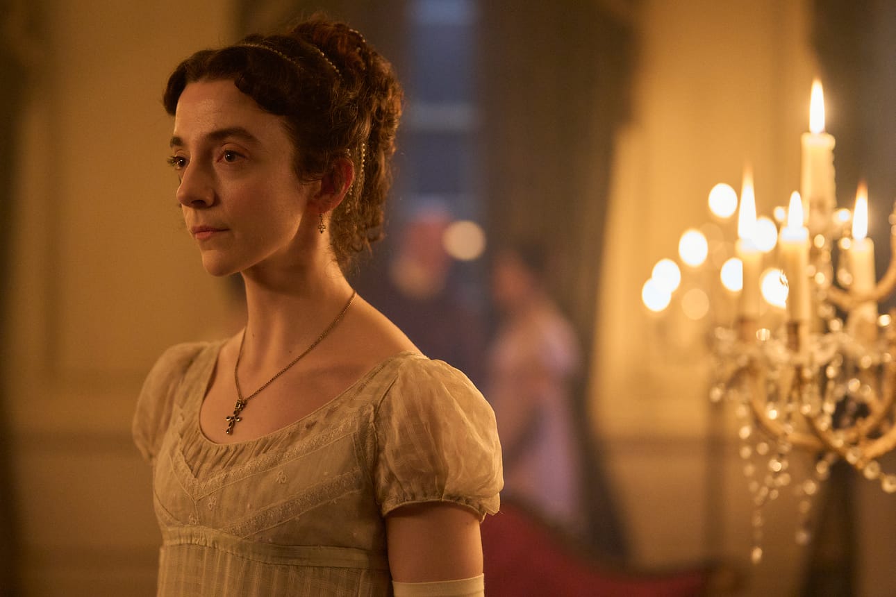 Patsy Ferran on uskottava Jane Austen. Kuva: Yle Pressi