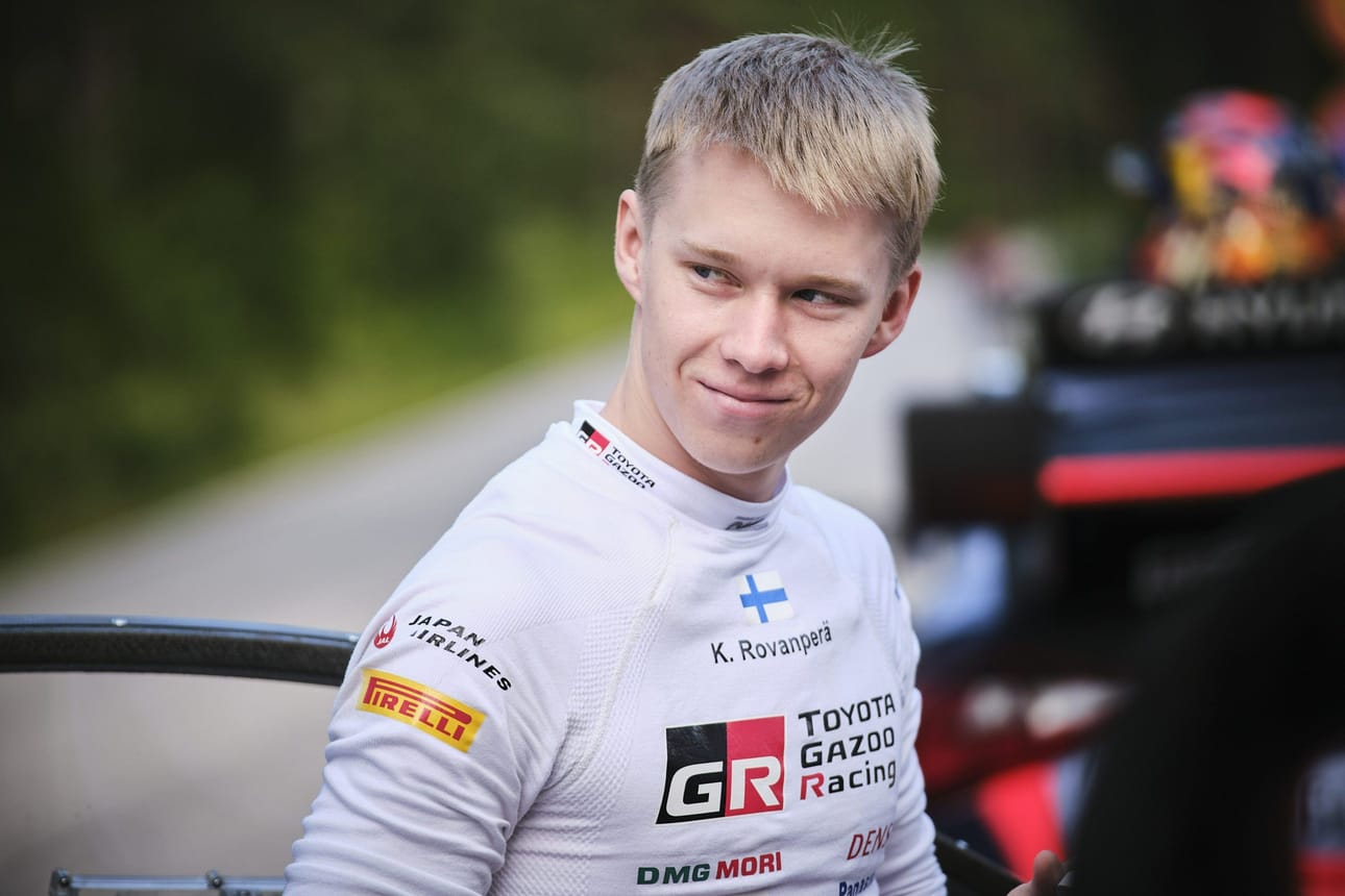 Kalle Rovanperä ajoi rajusti ulos Belgian MM-rallissa. Arkistokuva. LEHTIKUVA / Hannu Rainamo