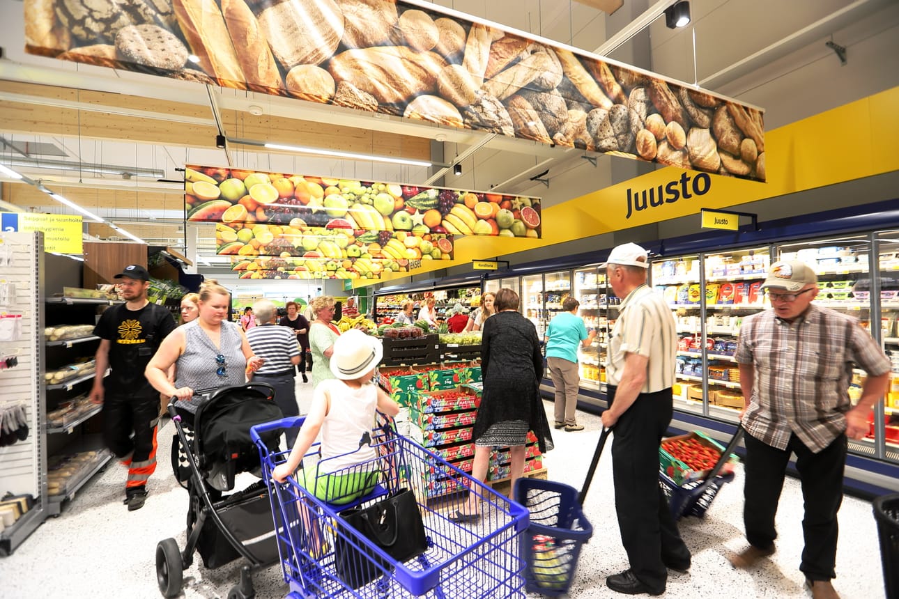 Valikoimat ovat laajentuneet kaikilla ruokaosastoilla.