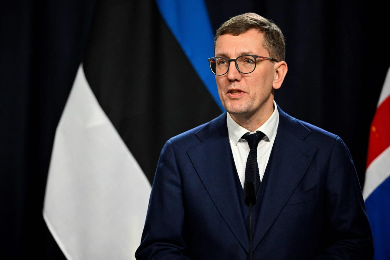 Pääministeri Kristen Michalin mukaan Viroon perustetaan oikeistohallitus. LEHTIKUVA/AFP