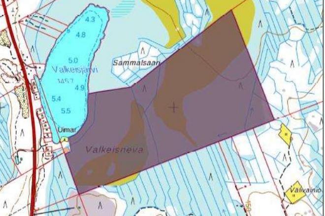 Alajärven Lehtimäellä olevaan Valkeisjärven rauhoitettuun luonnonsuojelualueeseen eivät kuulu uimaranta ja paikoitusalue. Luonnonsuojelualueen koko on yli 62 hehtaaria. KARTTAKUVA: ALAJÄRVEN KAUPUNKI