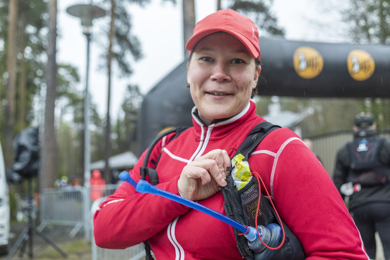 Hanna Junttilan lisäksi 55 kilometrin matkalla lähti 900 osallistujaa.