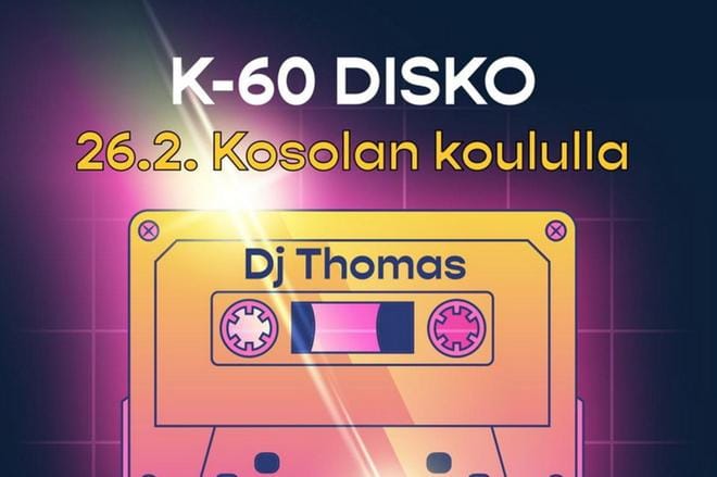 Kauhavalla ollaan taas edelläkävijöitä: monen toimijan yhdessä järjestämä K-60-disko on luvassa ensimmäisenä maakunnassa.