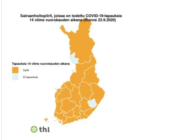 Maskisuositukset Suomessa tällä hetkellä.
