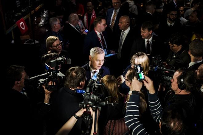Pääministeri Antti Rinteen puolue sdp sai vaalivoiton huhtikuussa. Yksi Rinteen hallituksen kovimmista tavoitteista on työllisyysasteen nosto 75:een. KUVA: Silja Viitala / arkisto