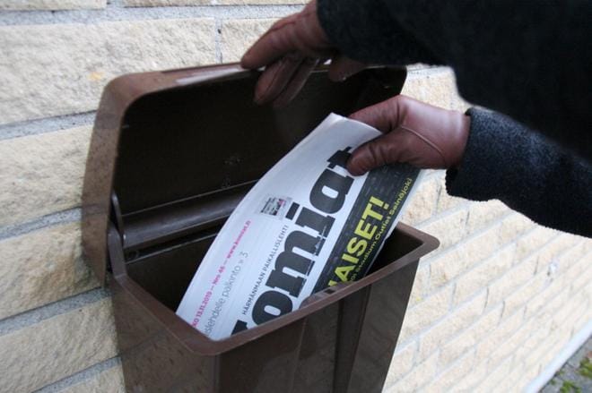 Varhaisjakelualueella asuvat saavat lehtensä huomenna.