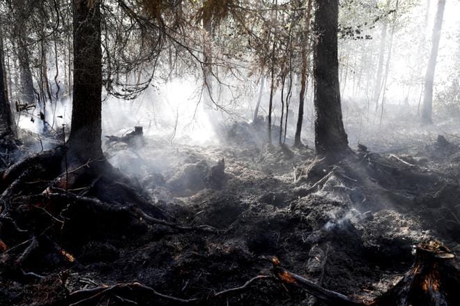 Kauhavan Ohranevan kaltaista paloa ei tullut, mutta pieniä paloja syttyi viikonloppuna runsaasti. KUVA: Arkistokuva