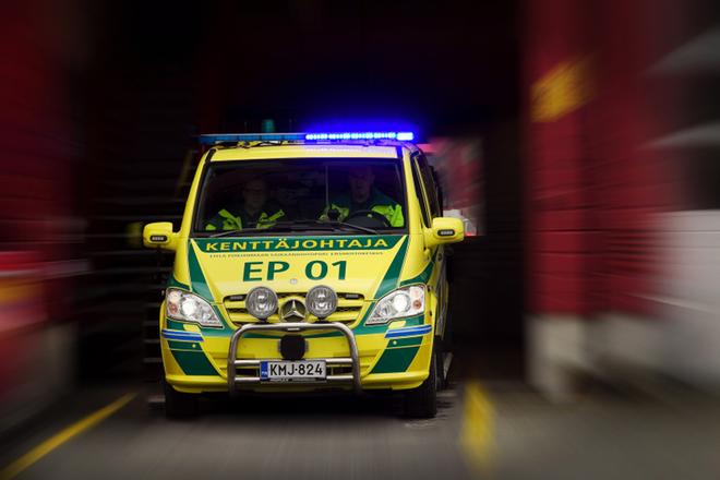 Pelastuslaitos pelasti vanhuksen savun keskeltä Lappajärvellä