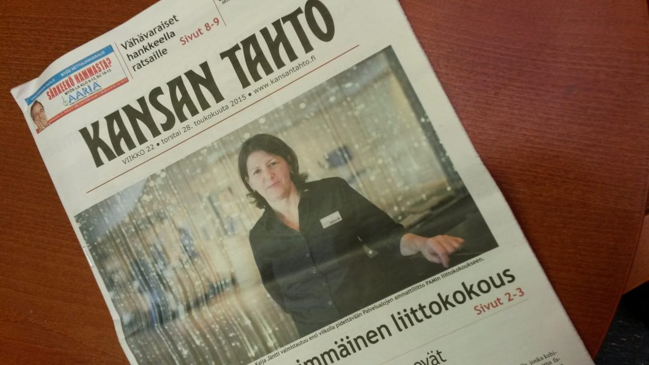 Kansan Tahto on lakkautusuhan alla.