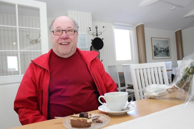 Harry Kinos valittiin Kristiinan Vuoden taiteilijaksi. KUVA: LOTTA KALLIO