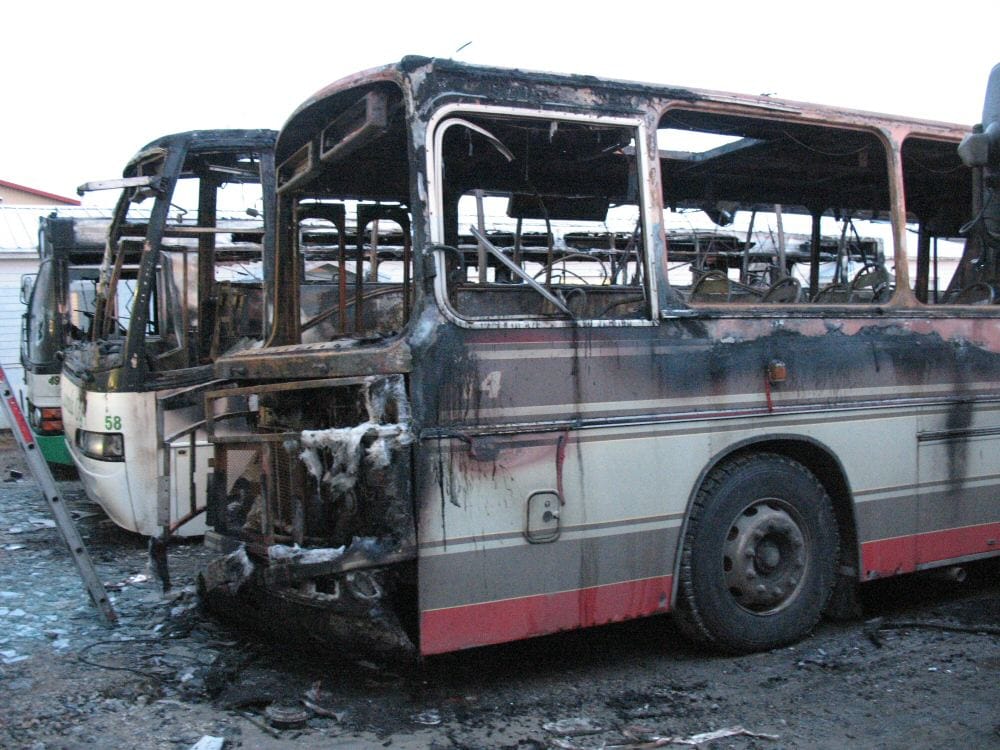 Tuli runteli linja-autot pahaan kuntoon.