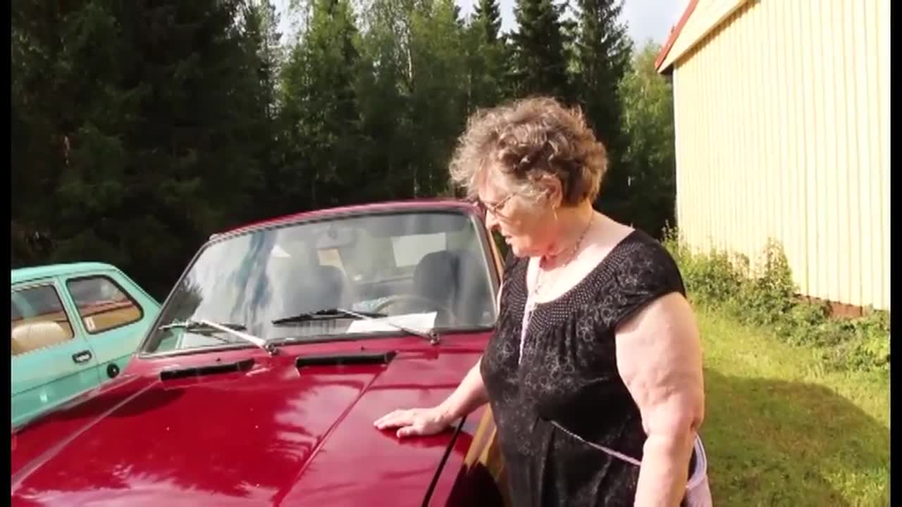Mennään museoautolla Merijärvellä