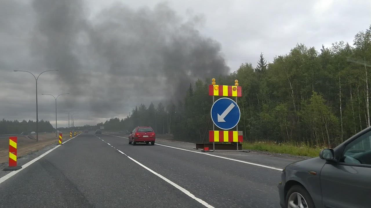 Palava auto Nelostien varrella