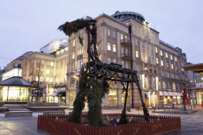 Havupukki poltettiin keskiviikon vastaisena yönä. Kuva: Joonas Kuikka