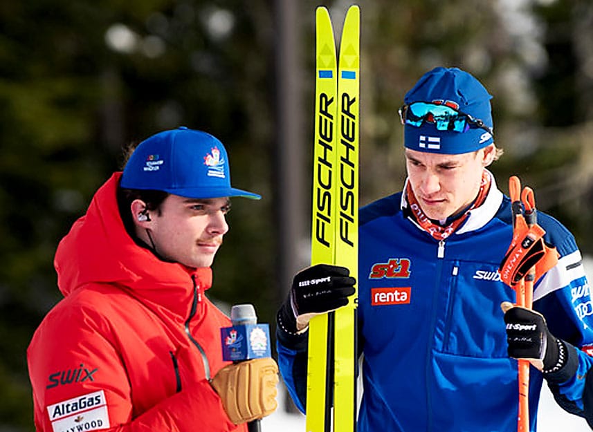 Nuorten MM-kisoista Kanadasta juuri kotiutunut Niko Anttola on mukana Suomen joukkueessa Planican MM-hiihdoissa.